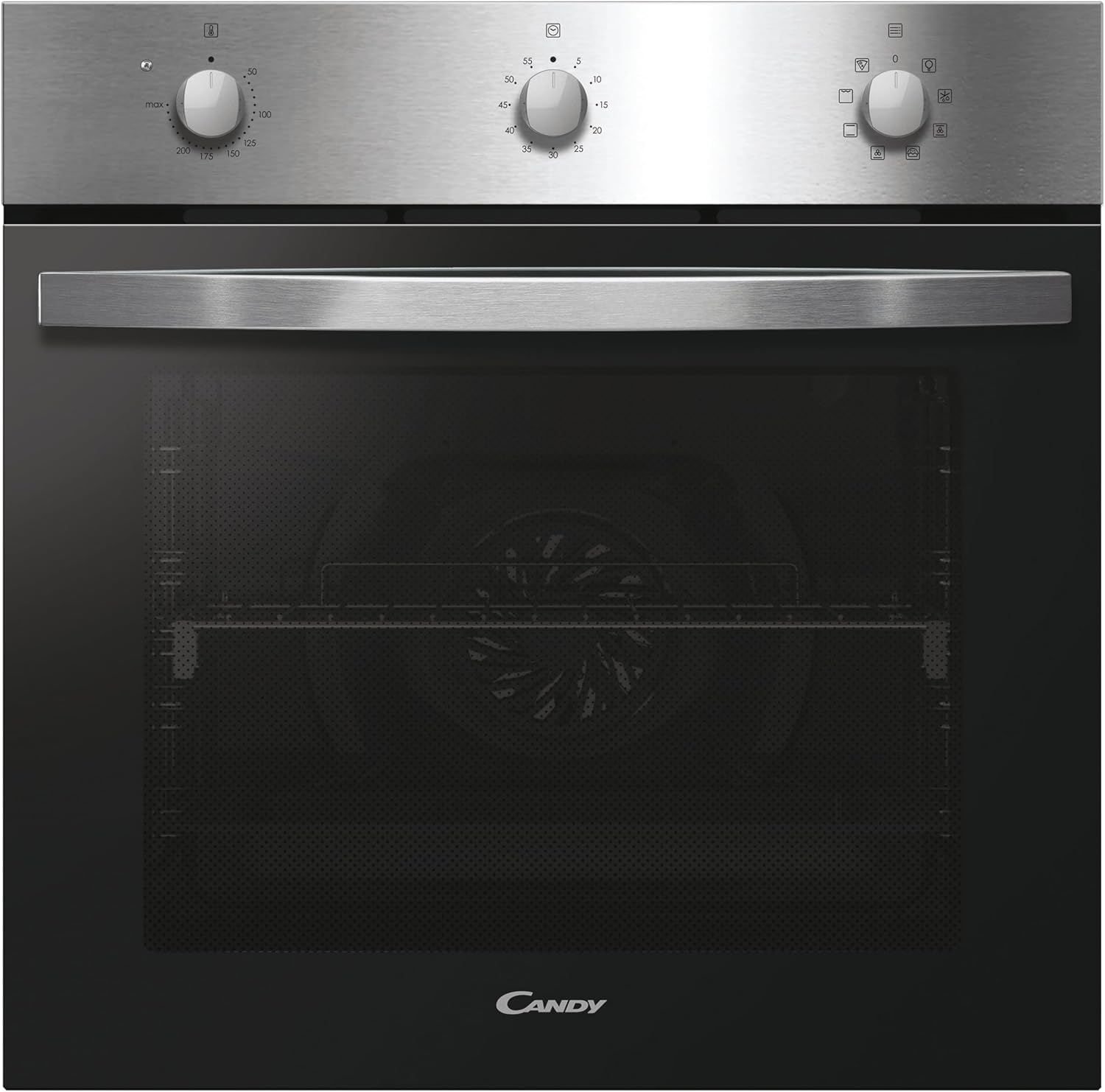 Forno da incasso FIDCX602, Forno Elettrico Ventilato 65 Litri Classe A+ Inox, Candy Brush