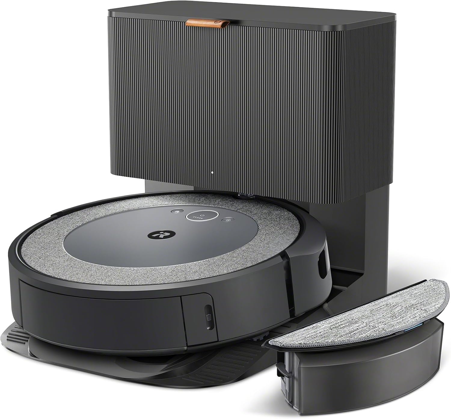 Robot aspirapolvere, Roomba Combo i5+, 2 Spazzole Multi-Superficie, Lavapavimenti, Base Autosvuotante, Mappatura Intelligente, Wi-Fi, iRobot