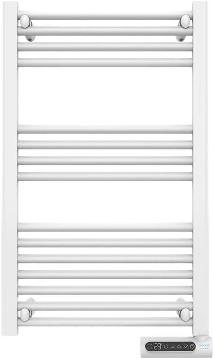 Cecotec Scalda asciugamani da parete, Portasciugamani elettrico ReadyWarm 9100 Smart Towel White. 500 W, Display LED, Programmabile., controllo touch.