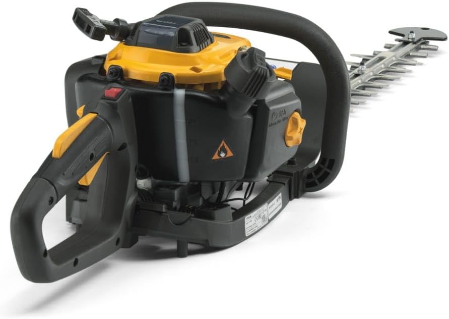 Tagliasiepi, a Scoppio HT 525, Motore Leggero da 22,5 cc, 650 W, Lame a Doppia Azione da 60 cm, a benzina, Giallo, Grigio, STIGA