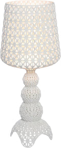 Lampade da tavolo e abat-jour, Bianco Coprente, 30 x 70 cm, Mini Kabuki, Lampada da Tavolo Dimmerabile, Indoor, Kartell
