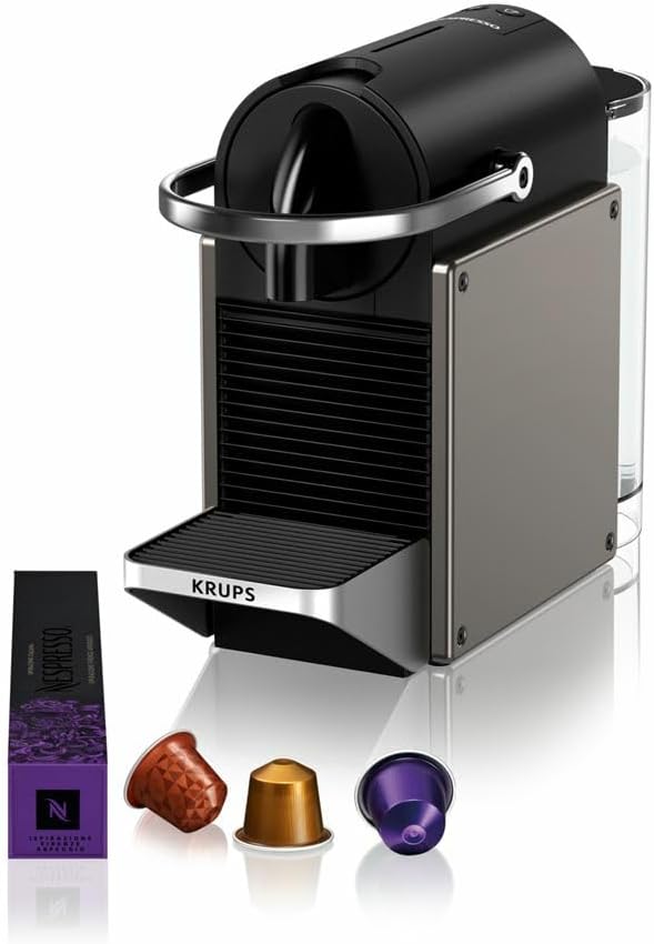 Macchina da caffè YY5290FD, Nespresso Pixie Titanio, KRUPS