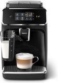 PHILIPS EP2231 macchina da caffè automatica, Display Touch Intuitivo, 2200 Series - Montalatte LatteGo, 3 Bevande, 40), Nero Lucido (