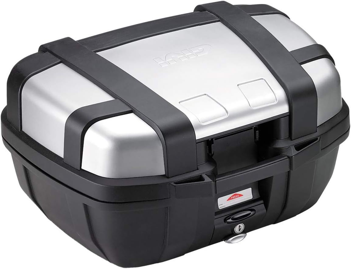 Bauletti TRK52N, Top Alluminio, per Bicicletta, 52 Lt, Trekker Monokey Valigia, GIVI
