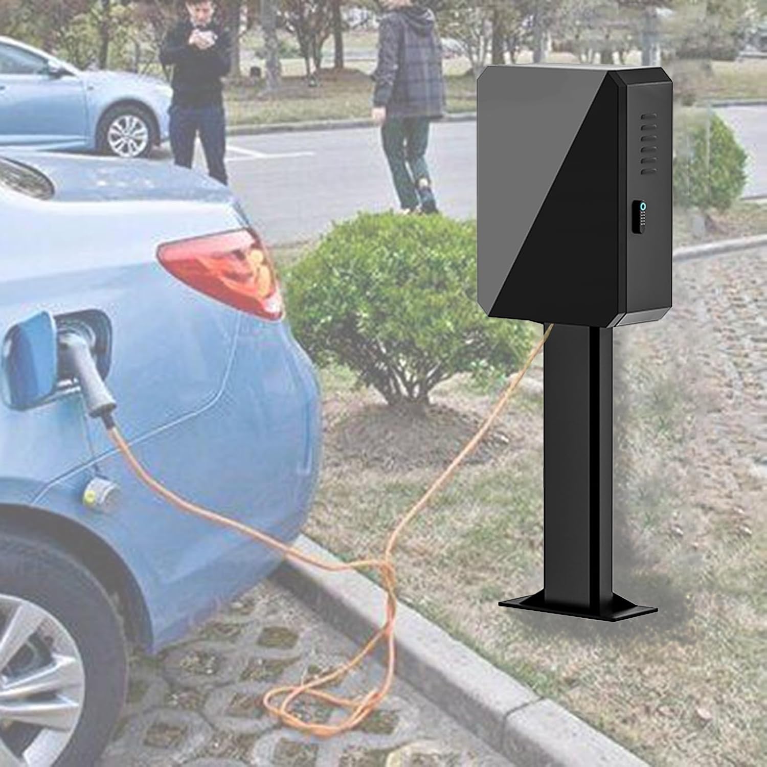 Stazioni di ricarica, Piedistall, Supporto per Stazione di Ricarica EV Nero, Bianco, UrbanUp