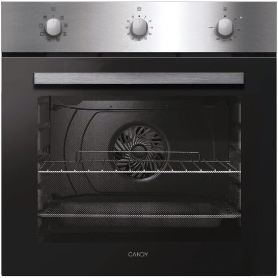 Forno da incasso FIDCX602, 65 litri, CA - Forno elettrico ventilato, multifunzione, inox, Classe energetica A+, CANDY