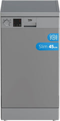 Lavastoviglie DVS05024S, Slim, Argento, Beko