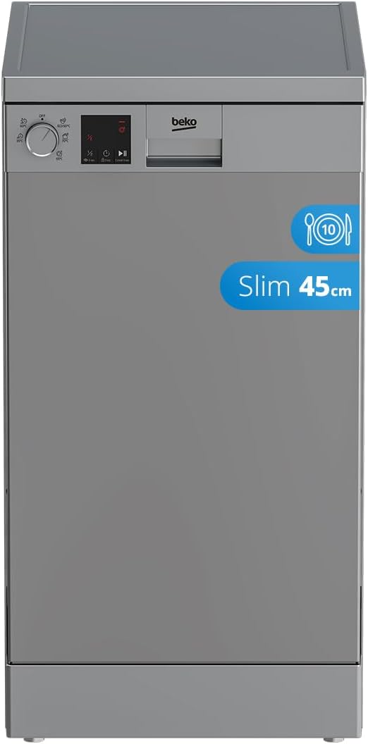 Lavastoviglie DVS05024S, Slim, Argento, Beko