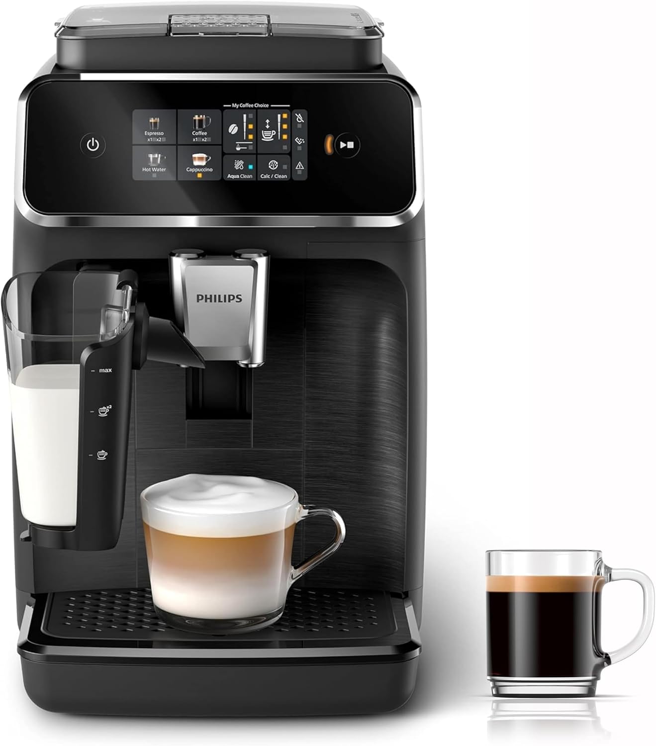PHILIPS EP2330 macchina da caffè automatica, Display touch screen a colori, LatteGo, SilentBrew, Macinacaffè in ceramica al 100%