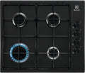 Electrolux KGS6404B piano cottura, N° 4 Fuochi, Gas, colore Nero