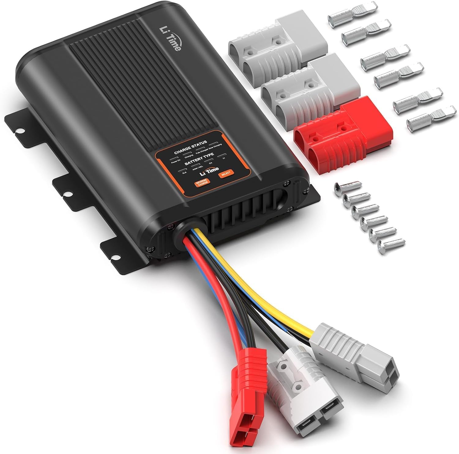 Caricabatterie 40A, Piombo Acido, SLA, Gel, Rapido Caricatore, AGM e Calcio da 12 V, 12 V DC a DC per Batterie al Litio, Litime