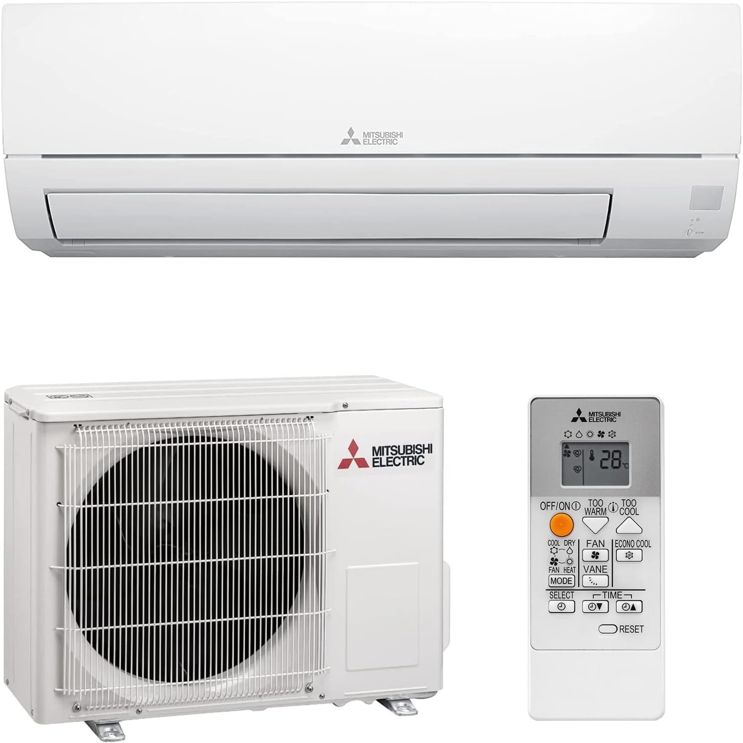 Climatizzatore split MSZ-HR50VF-E1, Climatizzatore 18000 Btu Classe A++, A+ MUZ-HR50VF +, funzione Deumidificatore, Mitsubishi -