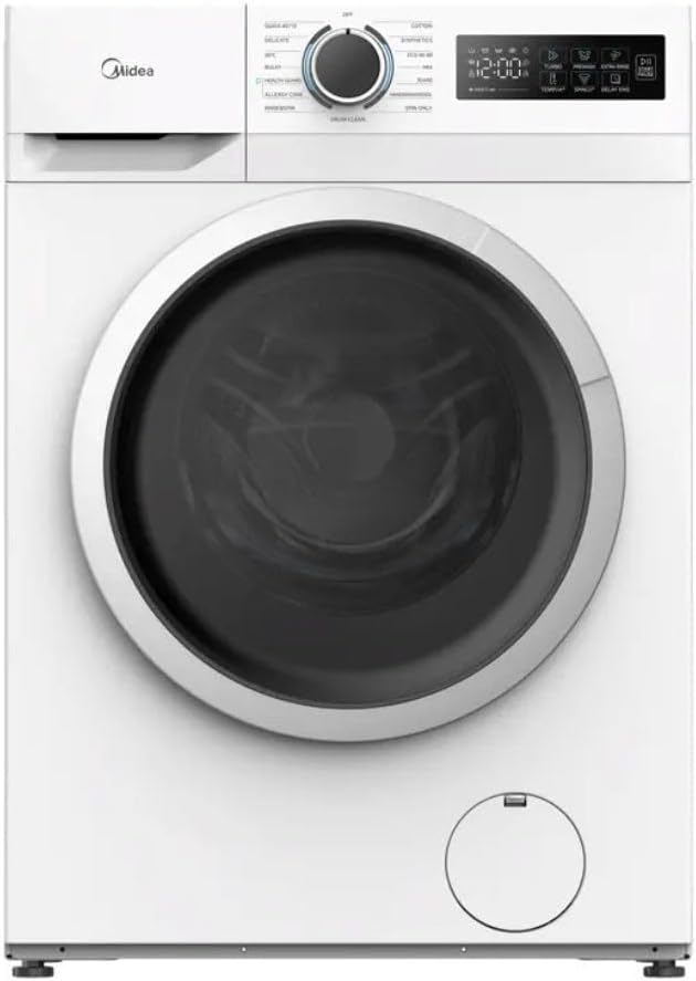 Lavatrice MF110W80BA10, WIT - 8 kg, 1400 giri, Classe energetica A, Midea