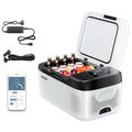 VEVOR Frigoriferi, Mini Compressore Elettrico CC 12 V 24 V con Modalità Freddo e Caldo Controllo Tramite App, Design Compatto e Antiurto