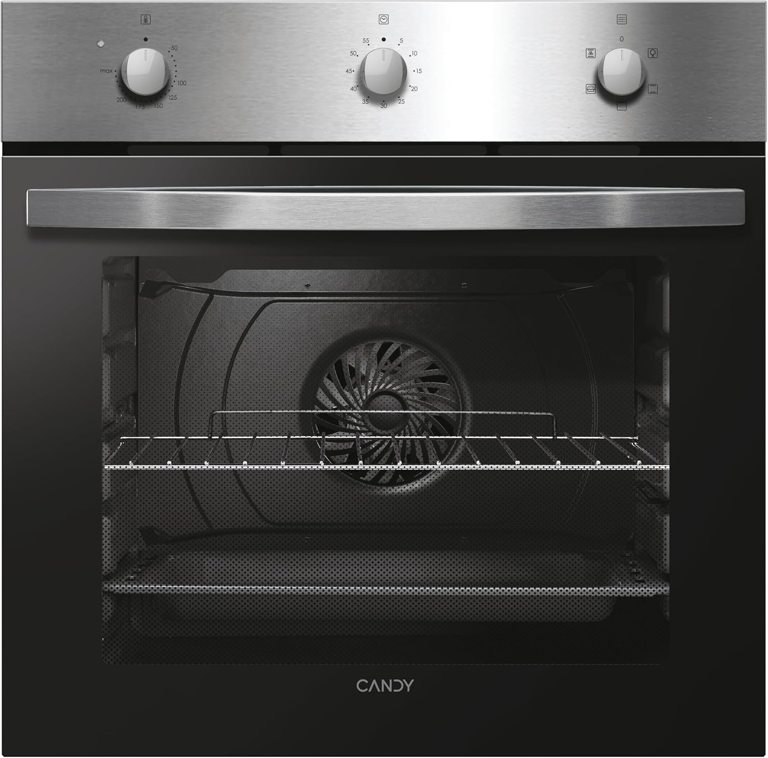 Forno da incasso X502IT, 65 litri, FIDC - Forno elettrico, ventilato, grill, Inox, Classe energetica A, CANDY