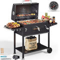 Barbecue a carbone, Barbecue Portatile per Giardino, Campeggio, Esterno, Pinza da Cucina, Barbecue Carbonella XXL, BBQ, Termometro, Devoko