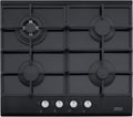 Piano cottura, 1000 W, 1750 W), Vetro, FHNG 604 4G TC BK C Incasso Gas Nero - a gas, Franke