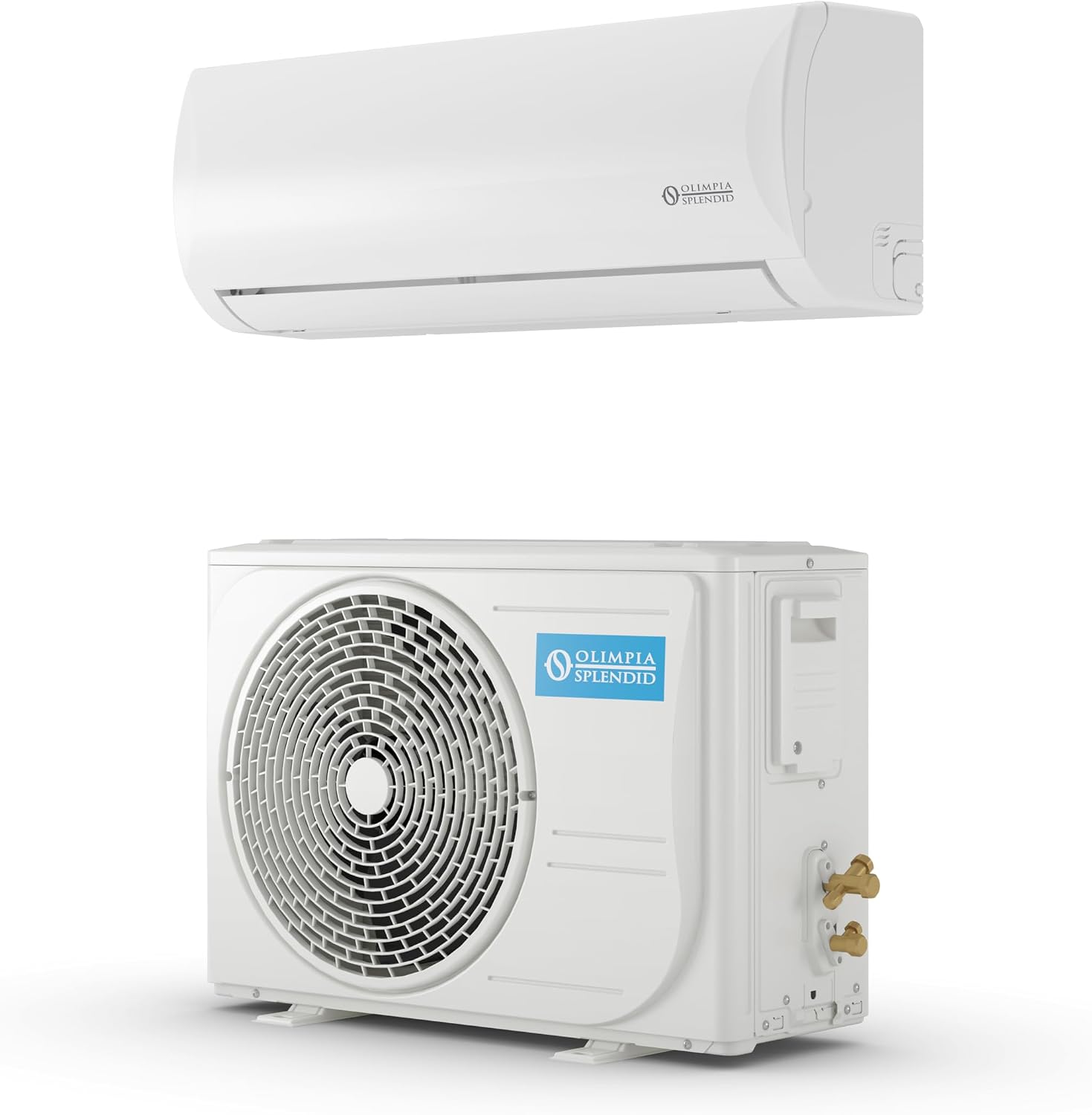 Condizionatori a parete R32, Mystral S1 E 9 Climatizzatore 9.000 btu, Monosplit inverter, Gas, Classe A++, Funzione raffrescamento, Olimpia Splendid
