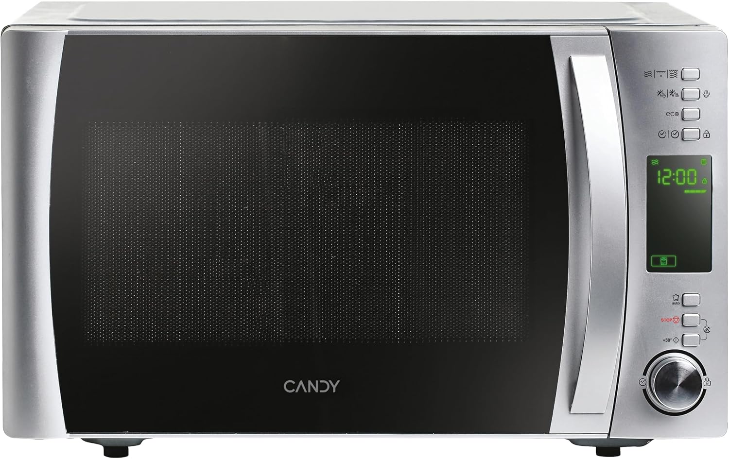 Forno a microonde CMXG22DS, capacità 22 L, 40 programmi, 5 livelli di funzionamento, potenza 1250 W, X-Range, ST Microonde con grill, inox, CANDY