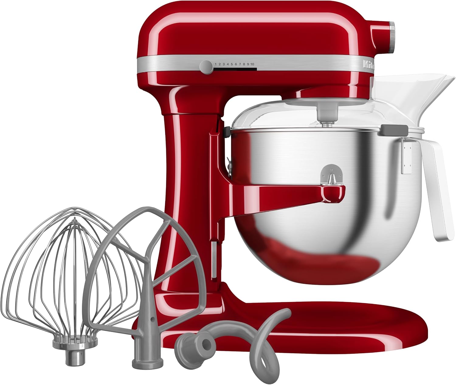 Robot da cucina grandi 5KSM70JPXEER, HEAVY DUTY KÜCHENMASCHINE MIT SCHÜSSELHEBER 6,6 L - EMPIRE ROT, KitchenAid