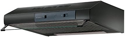 Cappe da incasso TCH04-741, Cappa sottopensile finitura nero da 90 cm, FABER
