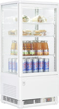 Vetrine frigorifere GGC2078, 78 L, 3 Ripiani Regolabili, Vetrina Refrigerata, Vetro, Termostato Digitale, Illuminazione LED, METRO Professional