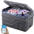 VEVOR Frigoriferi, Congelatore Portatile Doppia Zona 25 L, 12 Volt, Gamma Regolabile da -20~20 °C, Dispositivo di Raffreddamento a Compressore 12