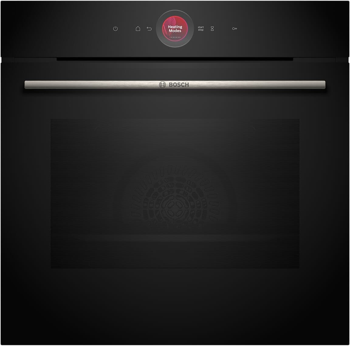 Bosch HBG7341B1 forno da incasso, Smarter Serie 8, aria calda 3D, Made in Germany, resistente allo sporco e autopulente, Air Fry, Assist automatico