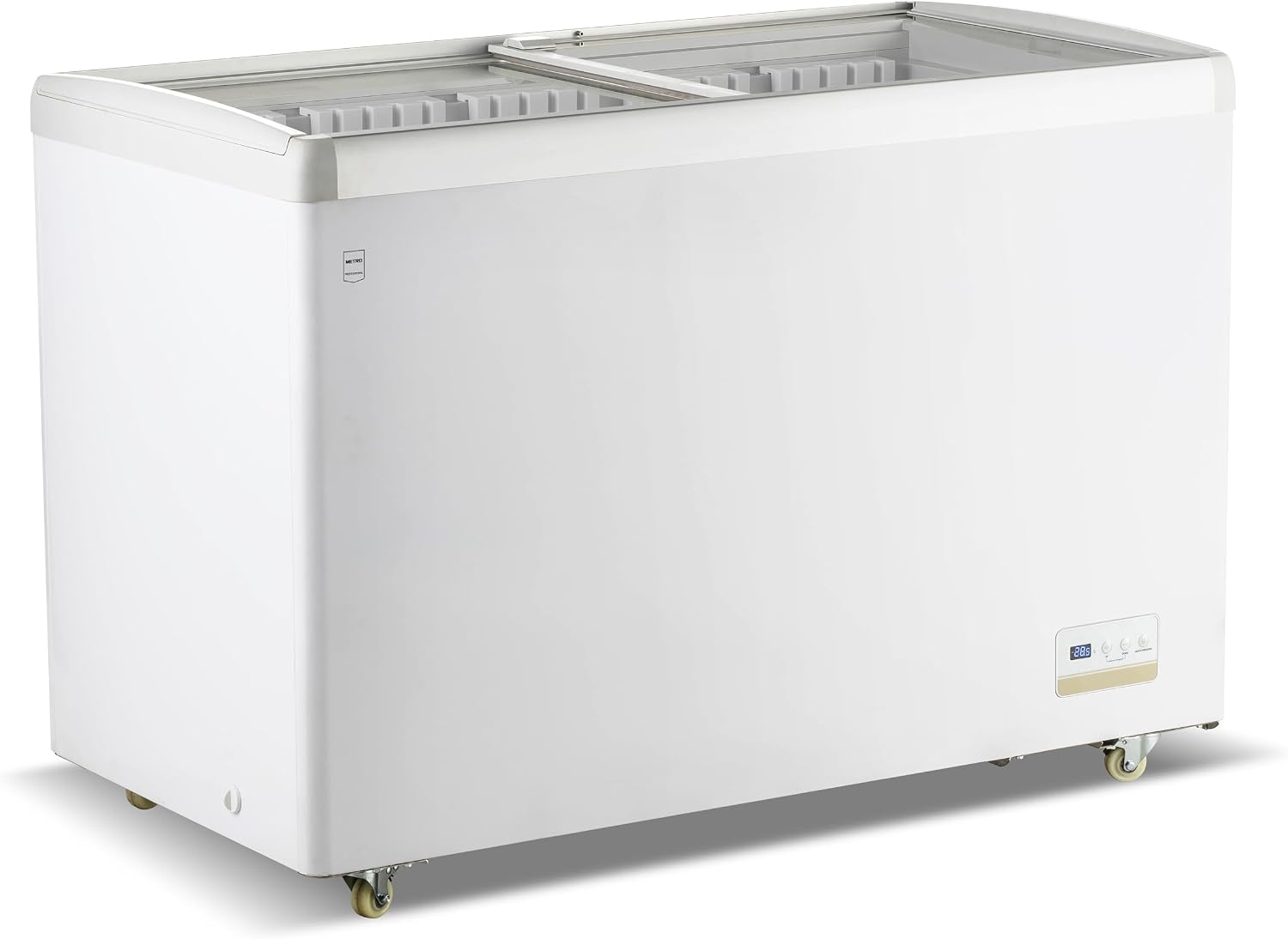 Congelatore a pozzetto GICC1363, 315 L, 5 Cestelli, 4 Ruote, Vetrina, Funzione di Congelamento Rapido, Serratura, METRO Professional