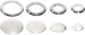 Piano cottura SM09, Smeg - Kit anelli spartifiamma completi di coperture in acciaio inox modello Renzo Piano per cucina 4 fuochi, Franza