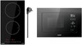 Piano cottura CIH351D257K0, a Induzione Incorporato con 2 Zone + Forno a Microonde da Incasso Digitale, 20 Litri, 800 W, Grill, COMFEE'